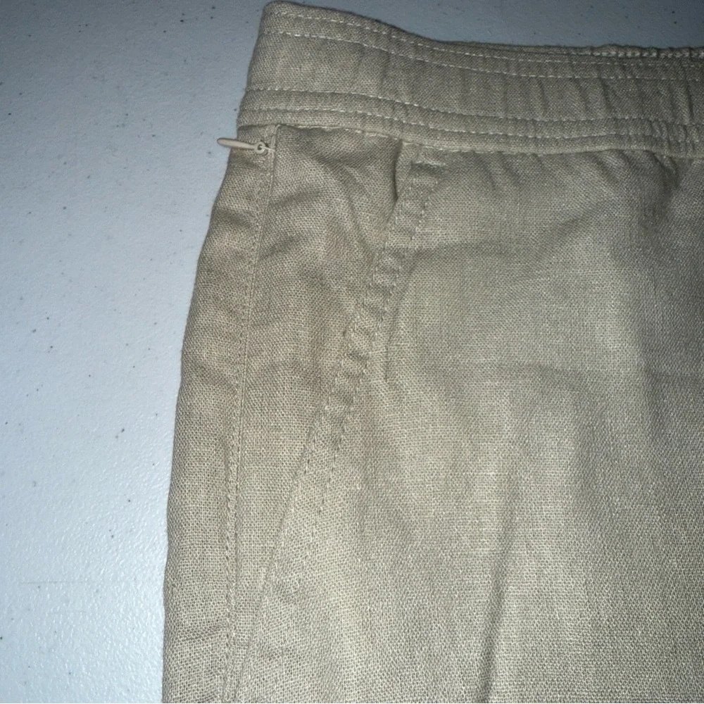 Guess‎ Men's Linen Shorts khaki Size Xl Beige Drawstring New NWT Pockets - Picture 8 of 12